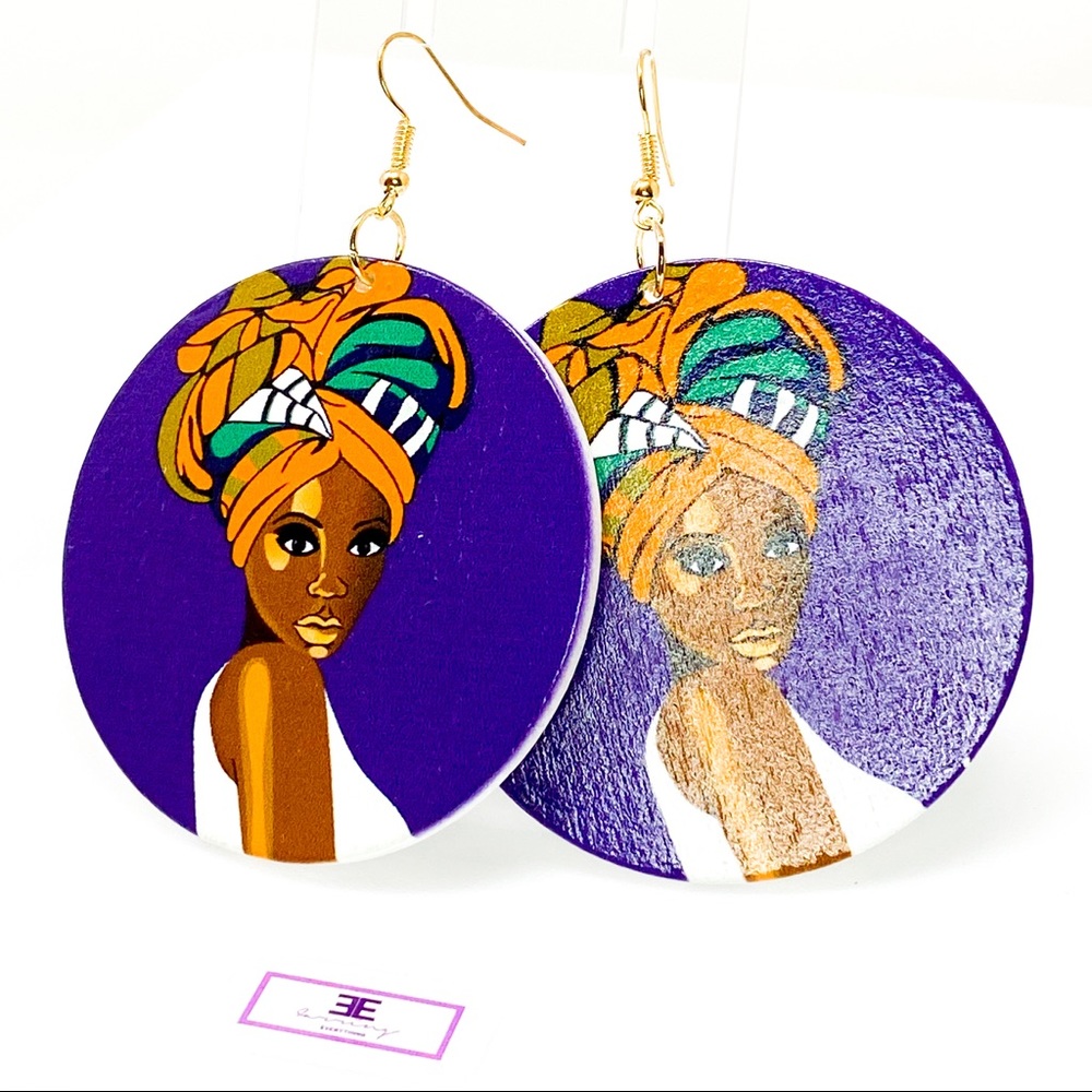 Nubian Hoops - Picture 7 of 7